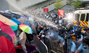 Hong Kong pro-democracy protesters